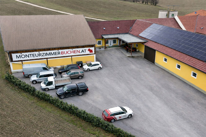 monteurunterkunft-neulengbach-parkplatz-transporterjpg - Monteurzimmer Buchen