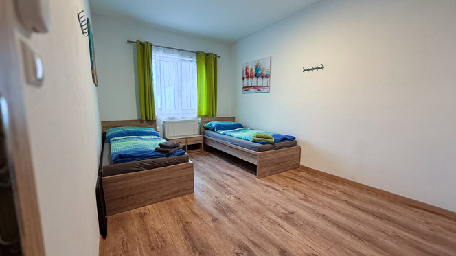monteurzimmer-Pischelsdorf-doppelzimmerjpg - Monteurzimmer Buchen Modernes Doppelzimmer der Monteurunterkunft nahe Pischelsdorf im Zentralraum Niederösterreich